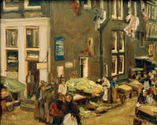 Judengasse in Amsterdam (Uilenburgersteeg Ecke Jodenbreestraat)